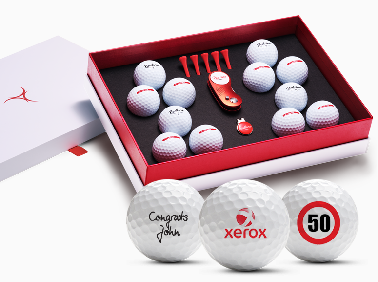 Golf-Set Exklusive Geschenk-Box aus Holz - inkl. Doming