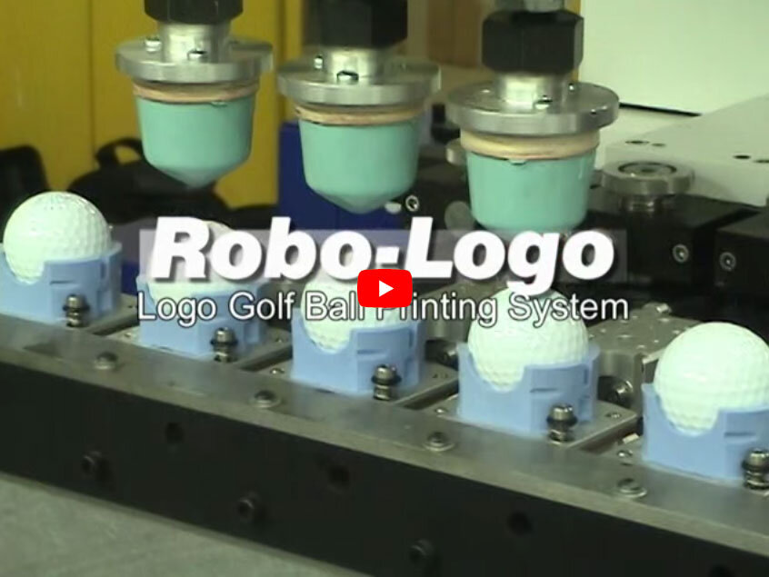 Golfbälle bedrucken via Tampondruck