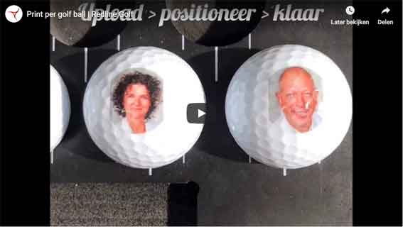 Golfbälle bedrucken pro Ball